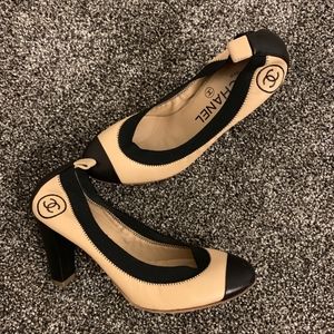 Authentic Chanel heels size 5